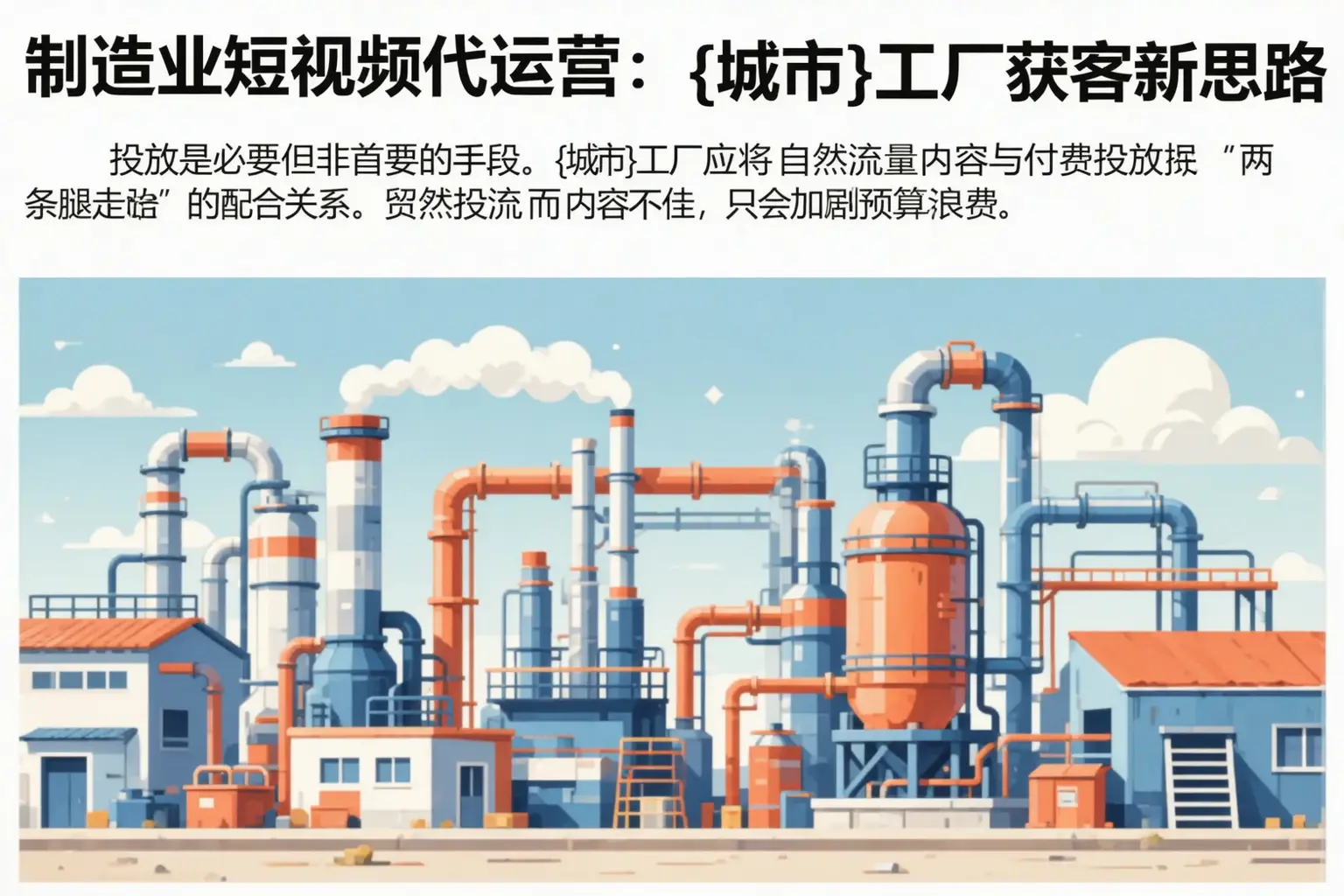 制造业短视频代运营:保亭工厂获客新思路